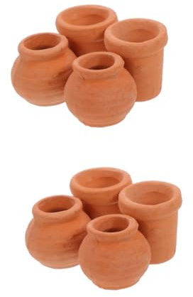 BESPORTBLE 8 STK Blumentopf Töpfe für Pflanzen große blumentöpfe drinnen Blumentöpfe für Zimmerpflanzen Pflanzer saftiger Pflanzentopf Pflanzenbehälter Anlage Sämlingstopf Keramikbecken