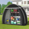 Bike Cover Outdoor Storage Waterproof for 2 Bikes, Bicycle Covers Outdoor Storage Shed, Splicable Tent for Bicycle, 210D Oxford Fabric Bike Covers Storage Shed Tent for Garden, Camping UK-DCZP-PJ