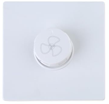 Type 86 Surface Mounted Ceiling Fan Speed Controller, Easy to Use Wall Control for Ceiling Fans with Speed Adjustment