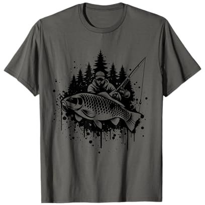 Karpfen Angeln Shirt Karpfen Grafik Fischer Fisch Angler T-Shirt