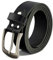 Fa.Volmer ® Gürtel Herren Ledergürtel aus Büffelleder für Männer Jeans Anzug Echtleder Schwarz 38mm breit kürzbar #10125 (schwarz, Bundweite 130cm = Gesamtlänge 145cm)