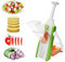 ARSUK Safe Mandoline Vegetable Slicer with Catch Container - (4 Cutting Modes) Thickness Controller, Anti-Slip Base, Multifunctional Kitchen Gadgets, Salad Cutter, Slice, Dice, Chopper & Julienne Knob