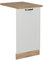 Vicco Pannello frontale della lavastoviglie R-Line, Bianco casa di campagna, 45 cm, PL Rovere
