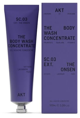 Akt – The Body Wash Concentrate. PREPARE, PROTECT & ENRICH your skin. 3x concentrate no added water! Olive Squalane, Vitamin E. 1 tube lasts up to 3 months. 100ml/3.4 Fl.Oz (SC.03 THE ONSEN)