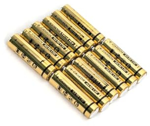 Lot de 12 Piles Carbone-Zinc R6 (AA) 1,5 V