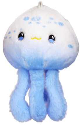 flejfcnk 20Cm Blaues Plüsch Quallenspielzeug,Eines Qualle Plüschtiers,Niedliche Meerestiere Plüschtier Qualle,Kinder Weiche Lamb Quallen Meerestiere Plüsch,Perfekt Für Kinder,Wohnzimmerdekoration