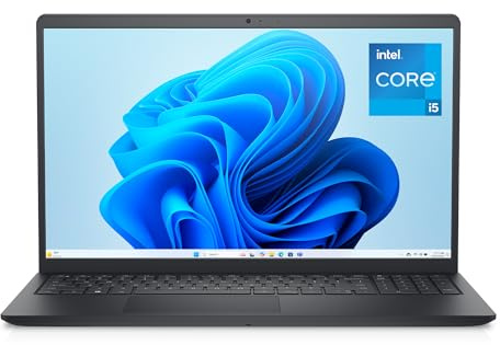 Dell 15 PC Portable Ordinateur Portable DC15250, FHD, Intel Core i5-1334U | FHD 120Hz antireflet, Intel UHD Graphics, Windows 11 Home, Wi-Fi 6, HDMI (Chargeur Vendu séparément)