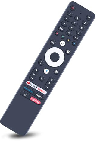 FQOUG RC112A Voice Replacement Remote Control fit for Thomson Android TV 43UA5S13 50UA5S13 55UA5S13 65UA5S13