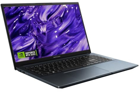ASUS Laptop Vivobook Pro 15 M6500RE 15.6 Full HD 144Hz Laptop (AMD Ryzen 7-6800H, NVIDIA GeForce RTX 3050 Ti, 16GB RAM, 512GB PCIe SSD, Backlit Keyboard, Windows 11) (Renewed)
