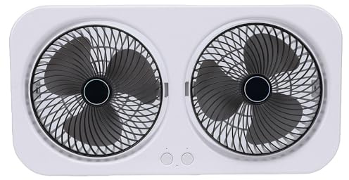 Tosuny Ventilador de Escritorio Giratorio, Refrigeración Silenciosa Recargable para Dormitorio, Oficina, Batería de 1800mAh