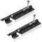XFORT® 2 Pack Heavy Duty Tower Lock Black 200mm (8), Strong Black Coated Door Barrel, Durable Slide Bolt for Increasing Security on Garden Gates & Shed Doors.