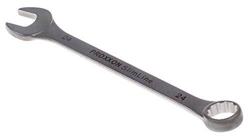 PROXXON Ring-Maulschlüssel Größe 24mm Chrom-Vanadium-Stahl DIN 3113/ISO 3318 verchromt