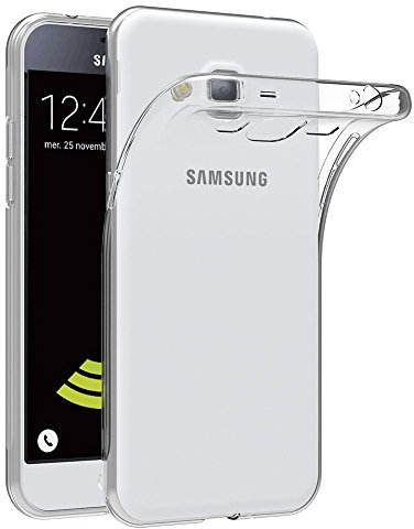 MaiJin Hülle für Samsung Galaxy J3 2015 / Galaxy J3 2016 (5 Zoll) Crystal Clear Durchsichtige Backcover Handyhülle TPU Case