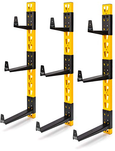 DEWALT DXSTACLR - Soporte de pared, 3 unidades, color amarillo