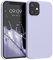 kwmobile Handyhülle für iPhone 12 mini Hülle, für iPhone 12 mini Case - Hülle Silikon - kabelloses Laden - Pastell Lavendel