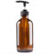 Flacons à pompe en verre marron de 250 ml, distributeur de lotion, conteneur vide avec pompe multi-usages pour émulsion, shampooing, gel douche, produits de toilette, conteneurs liquides