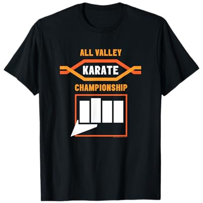 Cobra Kai All Valley Logo and Fist T-Shirt