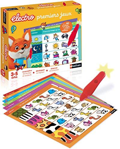 Dujardin Electro Primeros Juego Educativo electrónico para niños de 3 a 5 años, Multicolor, Mediana (Diset 31619)