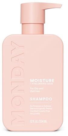 MONDAY HAIRCARE MOISTURE Shampoo with Hyaluronic Acid & Shea Butter for Dry & Dull Hair 354 mL