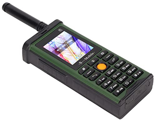 Zunate Unlocked Phone, S‑G8800 Big-button Large-fonts 2G Unlocked Cell Phone for Seniors, 4 SIM Cards, Big Speaker, Flashlight, Removable Antenna, 2400mAh Power Bank for USB Device(green)