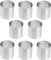 DOITOOL 8stücke Mini Runde Mousse Kuchen Formen Biscuit Backform Runde Tortenring Backzubehör Für Desserts Muffins Und Törtchen DIY Backprojekte