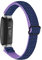 Gimuk Elastisches Armband kompatibel mit Fitbit Inspire 2/Inspire/Inspire HR/Ace 2/Ace 3, Damen Herren, weiches, atmungsaktives Nylongewebe, Sport-Ersatzarmband, dehnbares Armband, Nylon (Lila Blau)