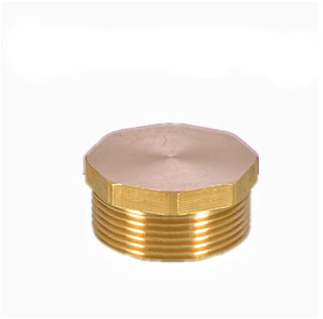 ezqnirk 1pcs Pneumatische Installation Messing -Rohranpassung BSP Copper Armaturen Adapter,3/4,Brass Male Plug