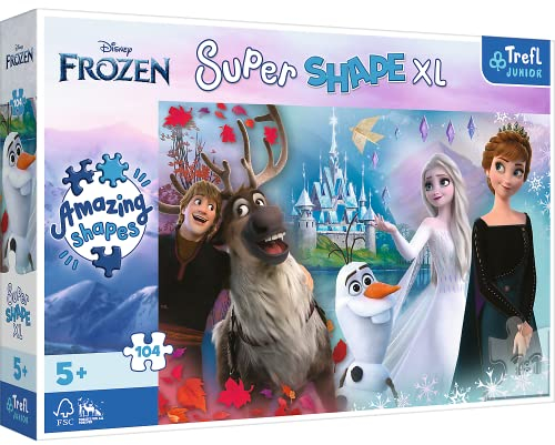 Junior Super Shape XL Puzzle 104 Teile - Disney Frozen