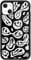 MAYCARI Aesthetic Funny Face-E Printed Phone Case for iPhone 14 Pro, Hard Back Case with Soft TPU Bumper for Girls Children Women Protective Phone Case for iPhone 14 Pro
