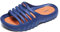 JOMIX Ciabatte Bambino Estive in Gomma Pantofole Ragazzo Piscina Mare Casa SB2020 (02 Navy Arancione, 37)