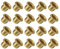 METALLIXITY Traversant Trou Rivet (5x5mm) 200Pcs, Cuivre Creux Rivet Écrous - pour PCB Planches, Cuivré