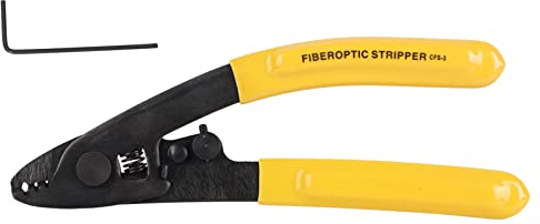 Pelador de Fibra óptica, Herramienta de Pelado de Fibra óptica de 3 Puertos, Alicates de Fibra óptica para Recubrimiento de Cable de Caída, Herramienta de Empalme en Frío