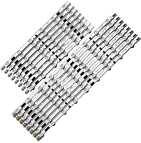 SENHE Lot de 5 bandes de rétroéclairage LED pour TV Samsung Un46f5500ag Un46f6100ag Un46f5200ag Un46f6400ag UN46F6400 UN46F5200 UN46F5500 UN46F6100