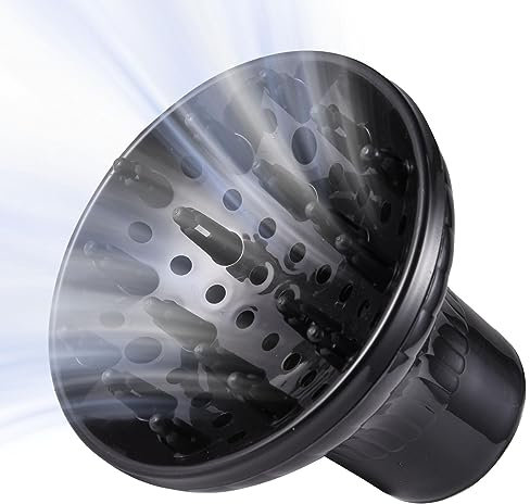 Diffuseur Cheveux Universel | Diffuseur Seche Cheveux | Diffuseur Cheveux Réglable Pour Sèche Accessoire Cheveux Bouclés | Pour Cheveux Ondulés Cheveux Raides Adapté Pour Hôtel, Appartement