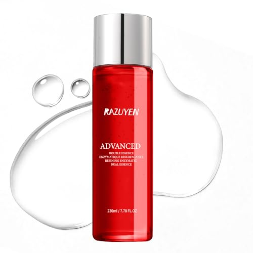 RAZUYEN Peeling Toner Gesicht, AHA/BHA Gesichtswasser Anti Pickel, Poren Verkleinern, Feuchtigkeitsspendend, Sanftes Peeling Gesichtstoner für fettige Haut, parfümfrei, 230 ml