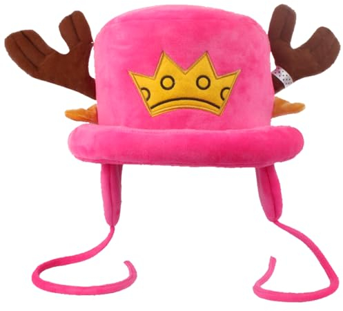 BJPERFMS One Piece Mütze, One Piece Chopper Hut, Chopper One Piece Cosplay Mütze, Anime Cartoon Charakter Hat für Kinder Erwachsene, Geschenke für Kinder Erwachsene