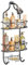 Azonelife 3 Couches Panier de Douche à Suspendre Sur la Tête, Antirouille Étagère de Douche à Suspendre avec Crochet et Plateau de Savon Rangement Douche Sans Percage pour Salle de Bain