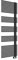 Radiateur électrique Citron avec thermostat numérique noir mat (1132 mm x 600 mm)