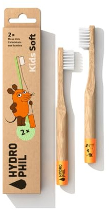 Hydrophil - Kinder - Zahnbürste - Doppelpack (Maus, 2, stück)
