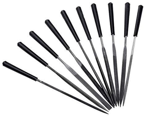 Metallfeilen for Stahl, mechanische Werkzeuge, Metall-Raspelfeilen-Set, 10 Stück, 3 x 140 mm, Feile, Feile, Keramik-Edelstein-Holzfeile, Handwerkzeug, Holzschnitzerei, Bastelwerkzeug, robuste Feile