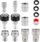 10 Pack Pressure Washer Adapter Set Quick Release Connect Fitting Adapter Kit M22-14mm Swivel to 3/8'' Quick Connect 3/4 to Quick Release