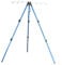 Fishing Rods Tripod Stand Rest For Sea Beach Shore Pier Tackle Telescopic Outdoor Sea Fishing Support Stand, Foldable Tripod(B Blue)