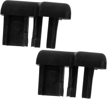 CRAFTHROU 2pcs Folding Table Leg Plugs Furniture Leg Protector Furniture Leg Plug Table Leg Pad Table Leg Floor Protectors Table Pads for Legs Rv Feet Pads Pad for Table Legs Black Abs