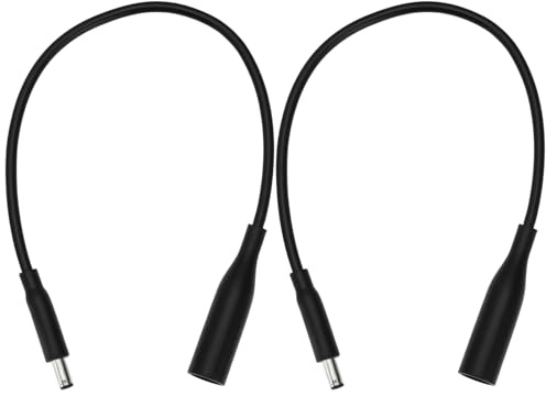 Create idea 2 cables convertidores de corriente para laptop de 7,4 mm hembra a macho de 4,5 mm, cable convertidor de alimentación CC compatible con Dell Inspiron Latitude Studio XPS Vostro, 30 cm