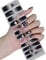 Semi Cured Nails Polish Wraps Halloween Nails Stickers Glow In Dark Gels Nails Strips Nails Art Decoration