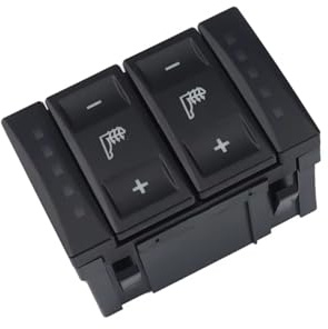 Elektrischer Fensterheberregler Sitzheizung Button Control Schalter Für Ford S-MAX 2006-2015 Galaxy MK 3 2006-2015 Für Mondeo MK 4 6M2T-19K314-AC 6M2T19K314AC Fensterheber Schaltertasten(Black)
