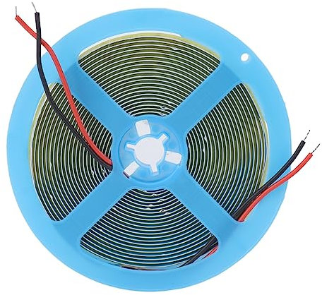 Fafeicy COB Light Tape 480 Perlen Flexibel 5m mit Guter Farbwiedergabe, Klebstoff für Dressing Spiegel, Schlafzimmer, Ausstellungsschränke, Live -Räume (6000k weiß)