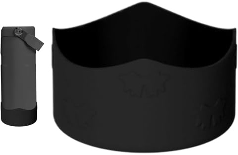 Manchon de bateau pour gourde - En silicone - Pour gobelets et verres - Housse de protection antidérapante pour adolescents et adultes