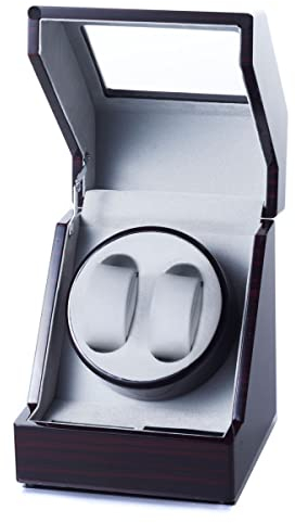 Raoul U.Braun Uhrenbeweger Delta für 2 Uhren Ebony Wurzelholz Braun