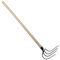 Dönges 1.350 mm per lavori di giardinaggio e agricoltura, 1.350 mm (zappa, forcella, incendio forestale), lunghezza: 1.350 mm, resistente zappa a quattro denti